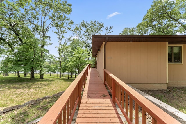 24311 Raintree Ln, Shell Knob, MO 65747 - view of side of property featuring a yard