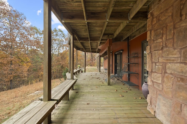 view of deck