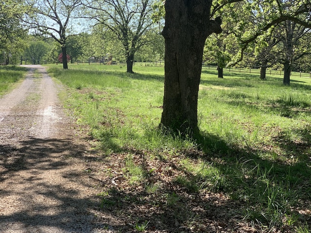 view of road