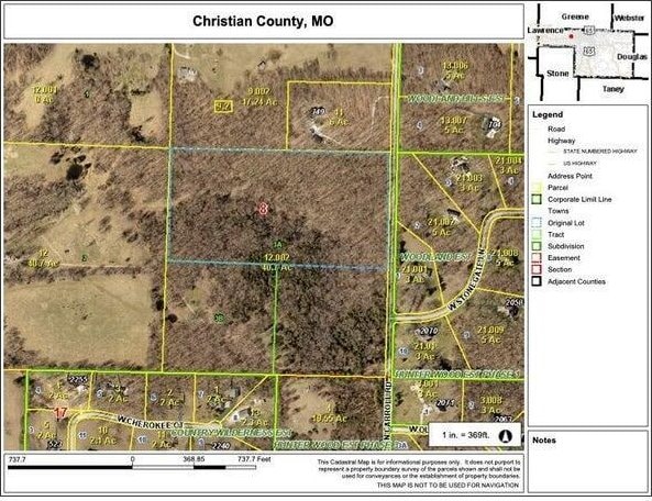 Listing photo 3 for 20ACRES N Carroll Rd, Nixa MO 65714