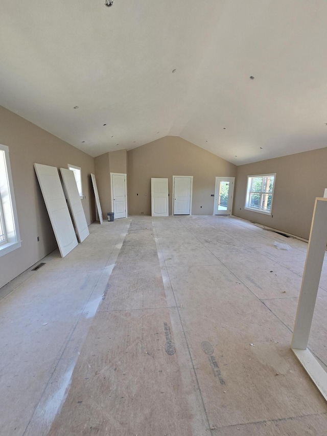 214 Grand Pointe Lot 5, Branson, MO 65616 - unfurnished room with vaulted ceiling