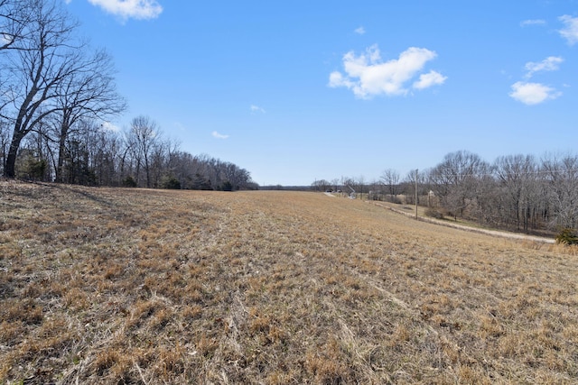 view of nature with a rural view