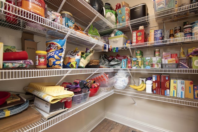 view of pantry