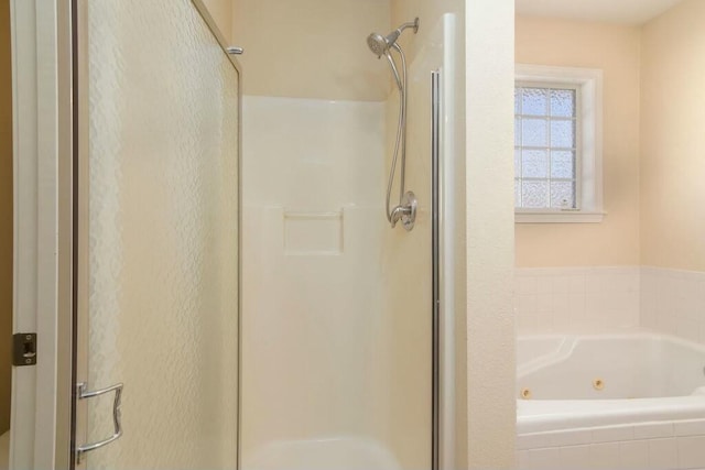 175 Mesquite Dr, Branson, MO 65616 - full bath with a shower stall and a jetted tub