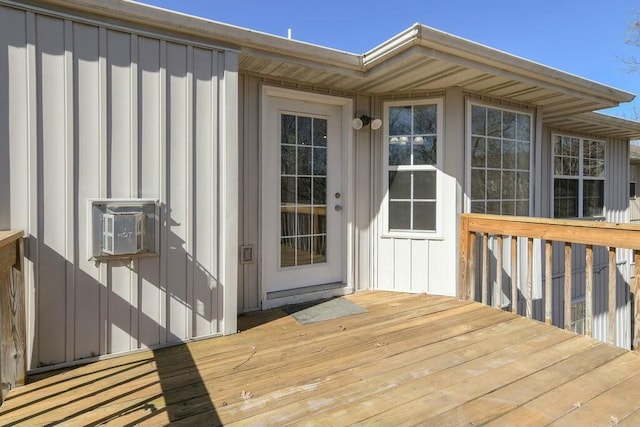 175 Mesquite Dr, Branson, MO 65616 - wooden terrace featuring cooling unit