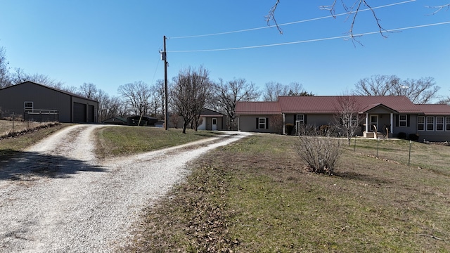 view of street featuring driveway