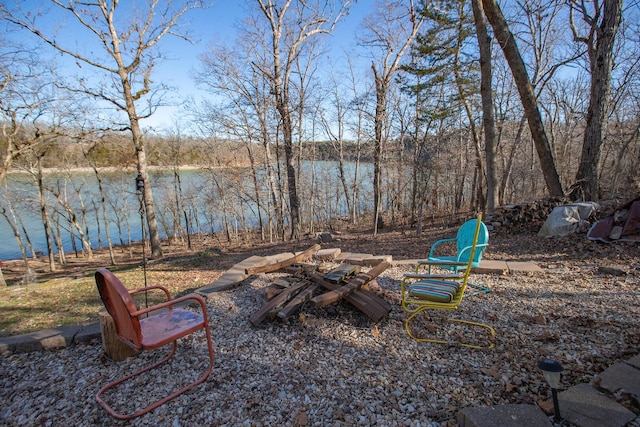 28007 Fox Fire Ln, Shell Knob, MO 65747 - view of yard with a water view
