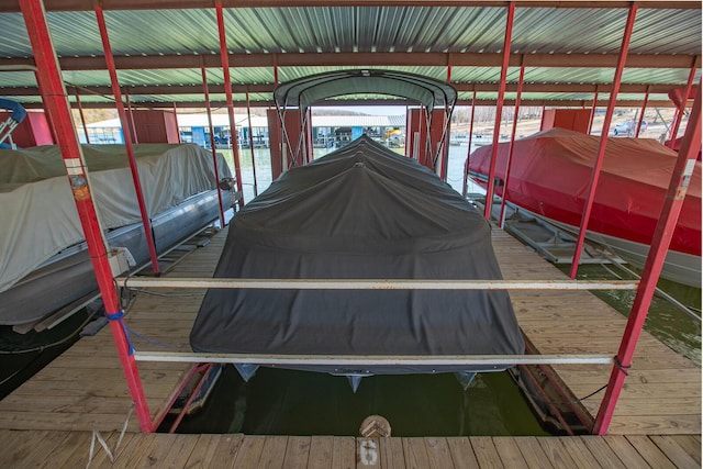 28007 Fox Fire Ln, Shell Knob, MO 65747 - dock area with boat lift