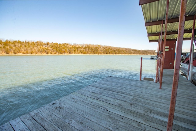 28007 Fox Fire Ln, Shell Knob, MO 65747 - dock area with a water view