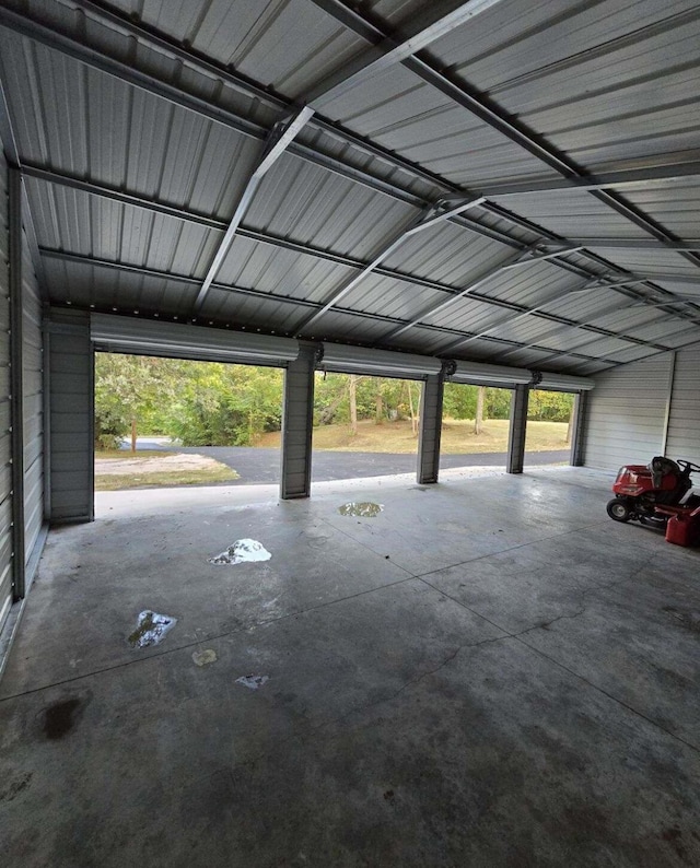 view of parking deck