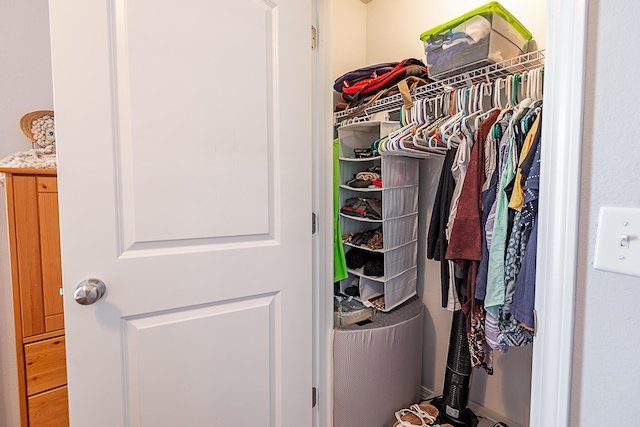 view of closet