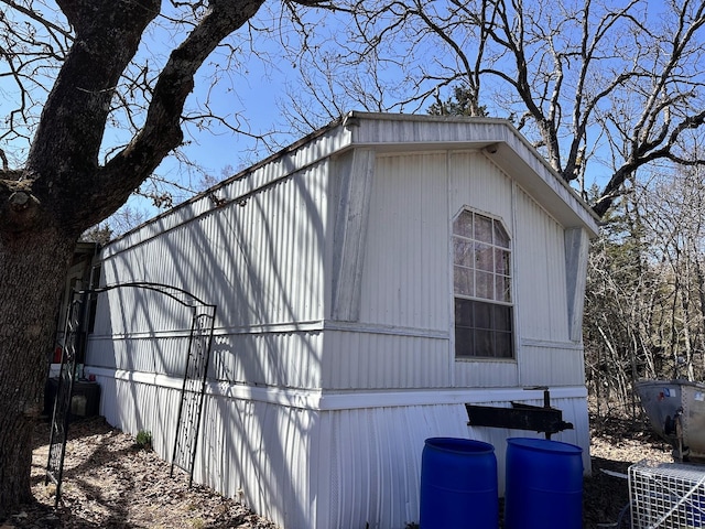 view of home's exterior