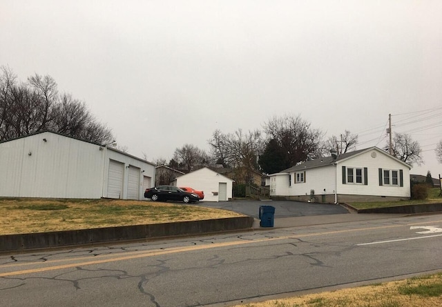 view of road featuring curbs