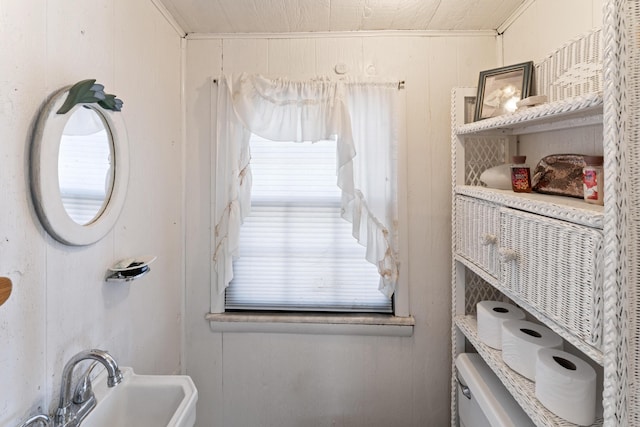 bathroom with a sink