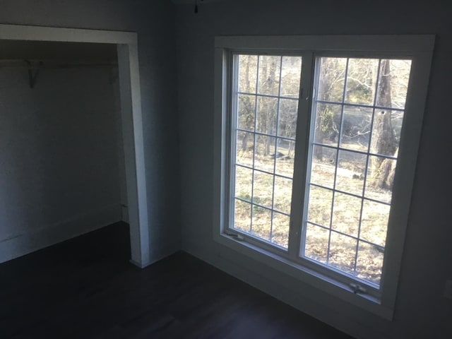 interior space featuring wood finished floors