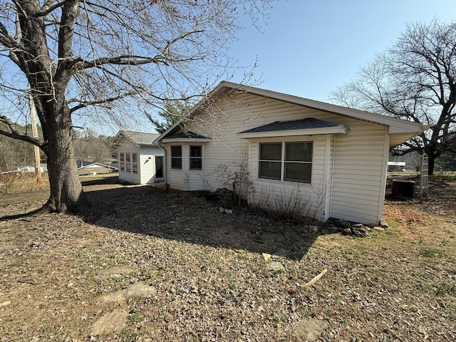 view of rear view of property