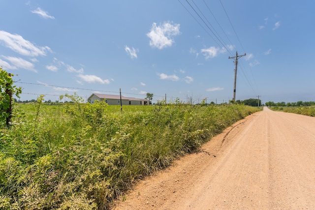 view of road