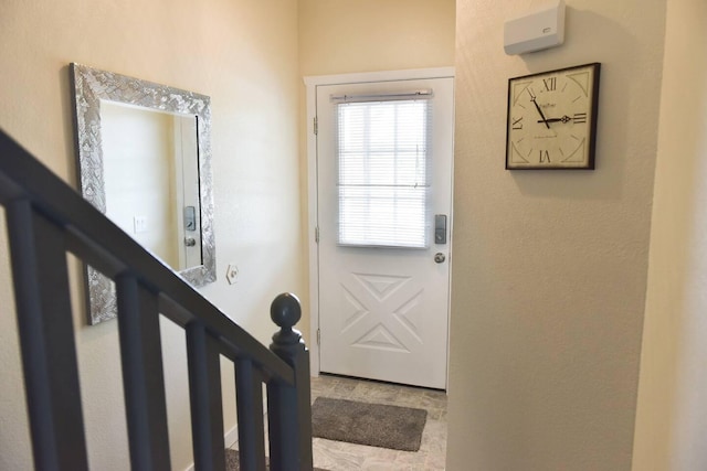 entrance foyer with stairs