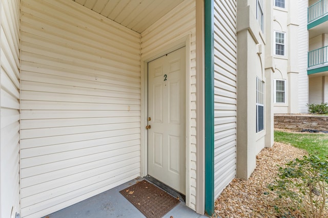 view of entrance to property