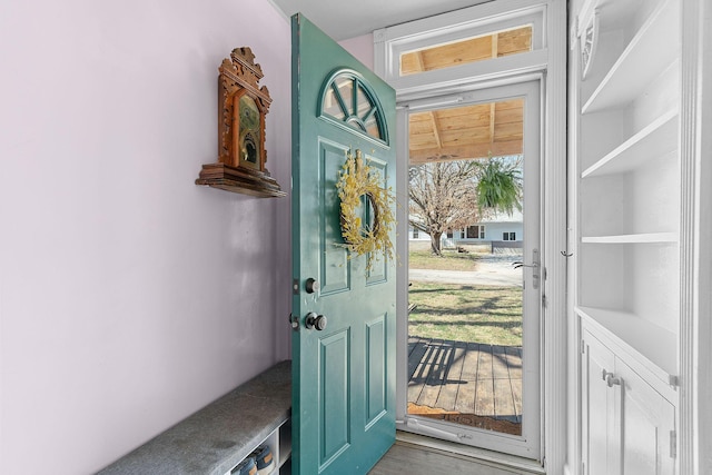 view of foyer entrance