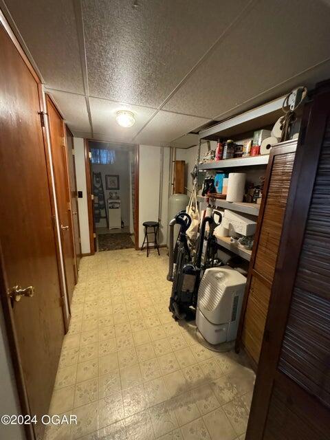 view of storage room