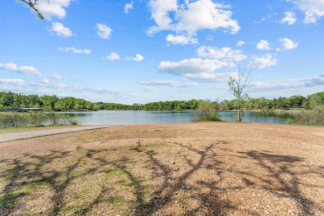 property view of water