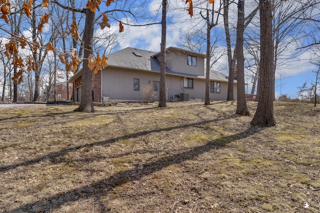 exterior space featuring central AC