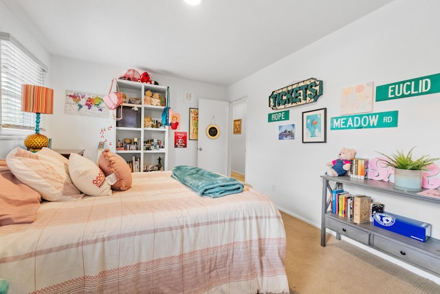 bedroom featuring carpet floors