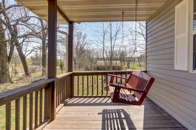 view of deck