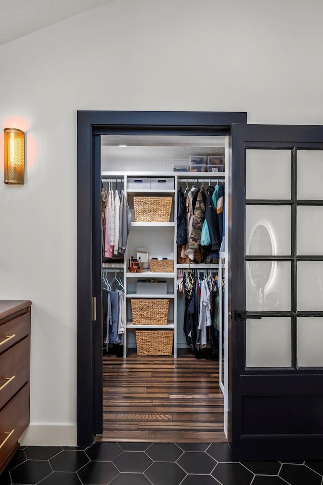 view of closet