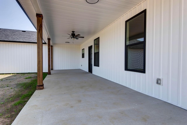1883 S Farm Rd Unit 107, Springfield, MO 65802 - view of patio / terrace with a ceiling fan