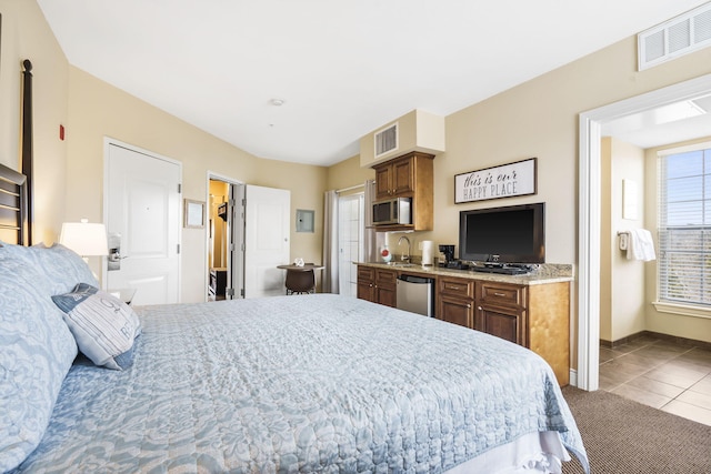201 Prairie Dunes Dr Unit 1307/1308, Branson, MO 65616 - tiled bedroom featuring visible vents and baseboards