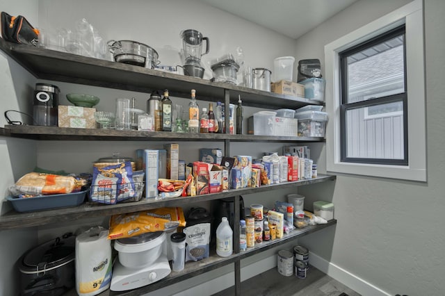 view of pantry