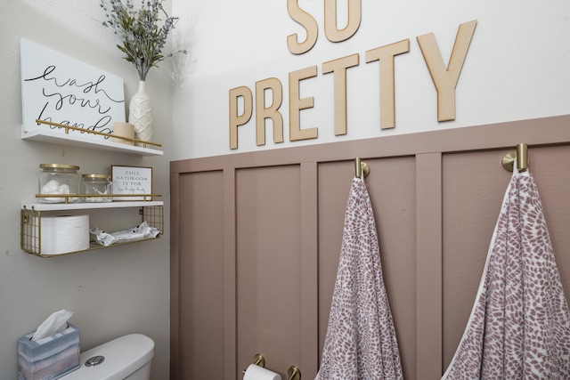 bathroom with toilet