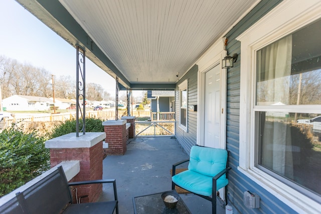 view of patio / terrace featuring a porch