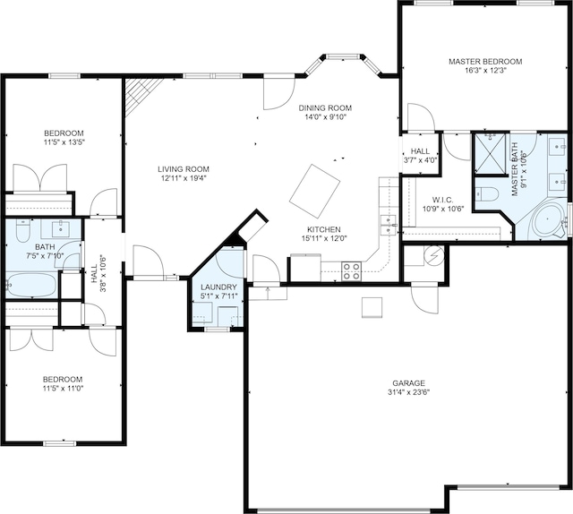 view of layout