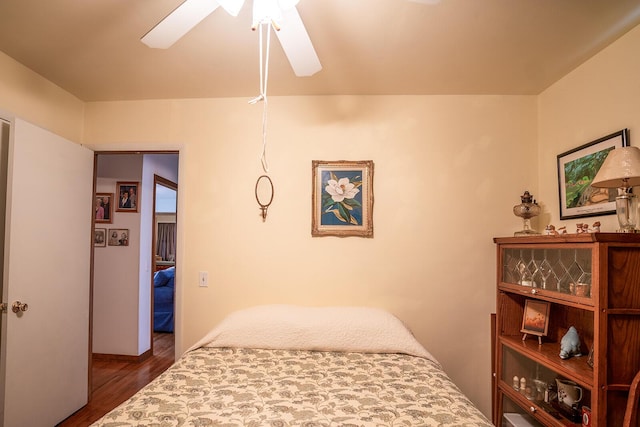 2457 County Road 1770, West Plains, MO 65775 - bedroom featuring wood finished floors and a ceiling fan