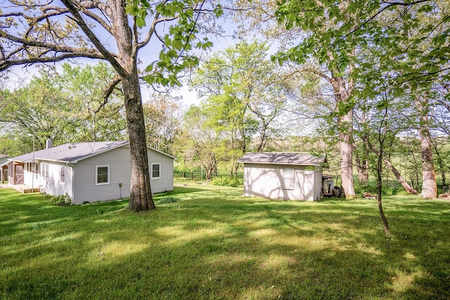 2457 County Road 1770, West Plains, MO 65775 - view of yard featuring an outdoor structure and a storage shed