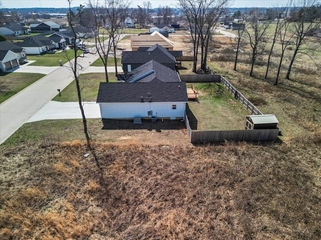 birds eye view of property featuring a residential view