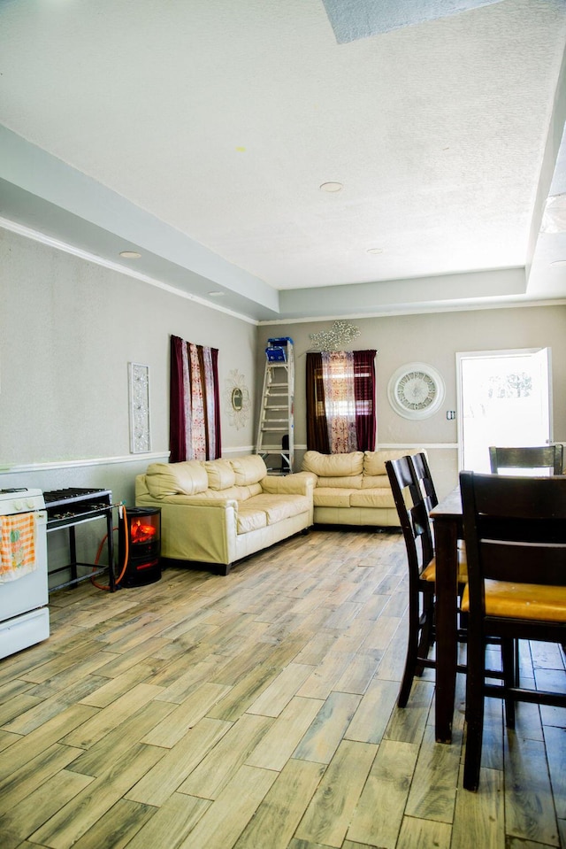living room featuring wood finished floors