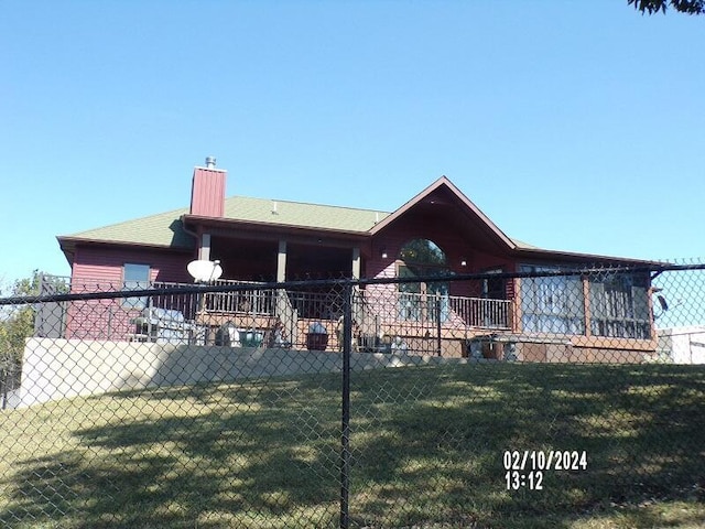 1618/1620 Tt, Bolivar, MO 65613 - back of property featuring a chimney
