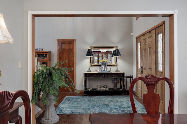 304 Reavley Dr, Lamar, MO 64759 - entrance foyer featuring wood finished floors