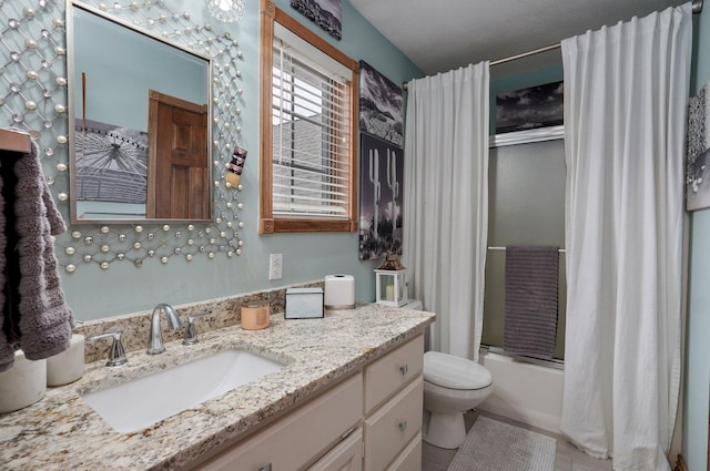 304 Reavley Dr, Lamar, MO 64759 - full bath featuring vanity, toilet, and shower / bath combination with glass door