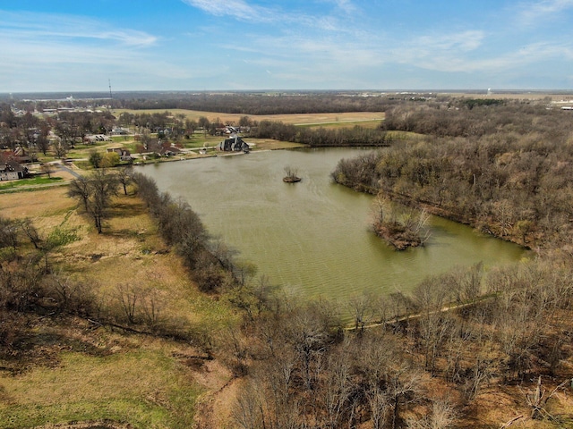 304 Reavley Dr, Lamar, MO 64759 - aerial view with a water view