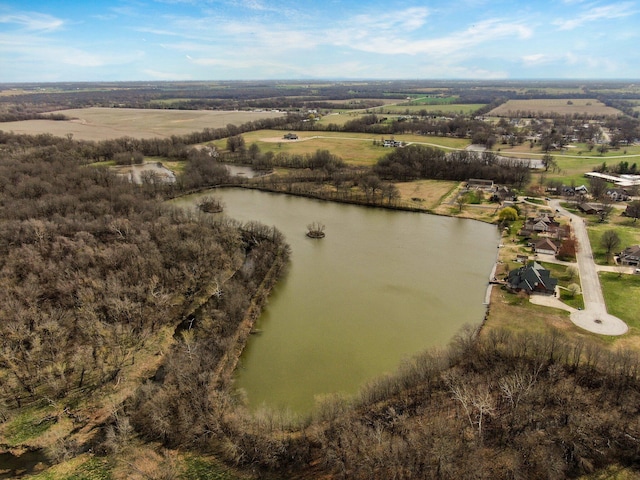 304 Reavley Dr, Lamar, MO 64759 - bird's eye view featuring a water view and a rural view