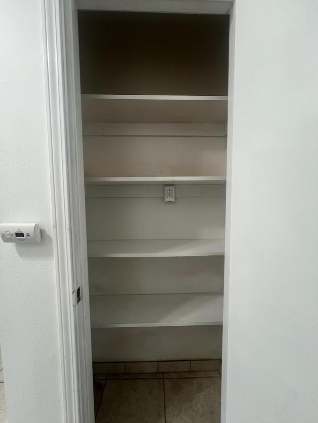 view of closet
