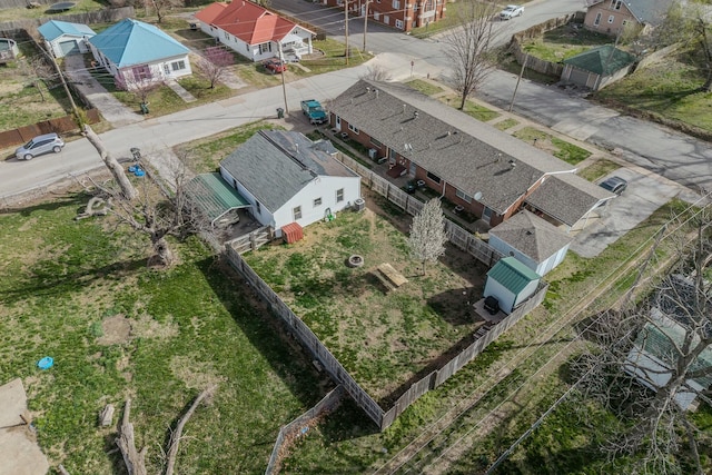 drone / aerial view featuring a residential view
