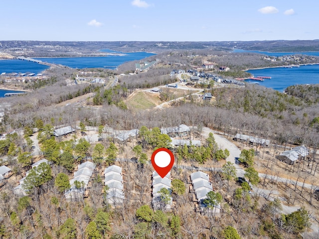 235 Ozark Mountain Resort Dr Unit 47, Kimberling City, MO 65686 - bird's eye view featuring a water view