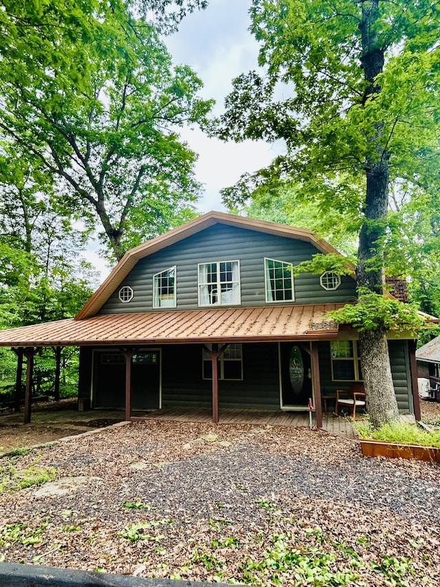 6881 E Rivers Edge Ln, Rogersville, MO 65742 - view of front of house featuring covered porch