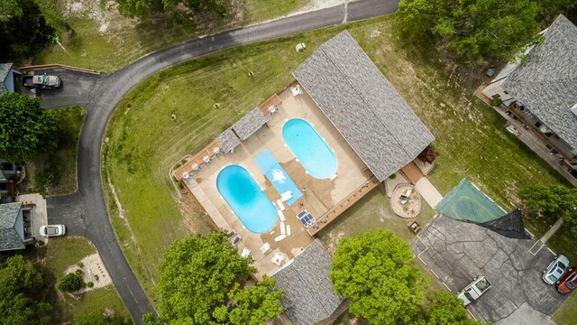 145 Starboard Dr Unit 8, Kimberling City, MO 65686 - drone / aerial view of a pool